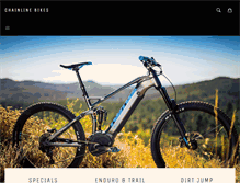 Tablet Screenshot of chainlinebikes.com